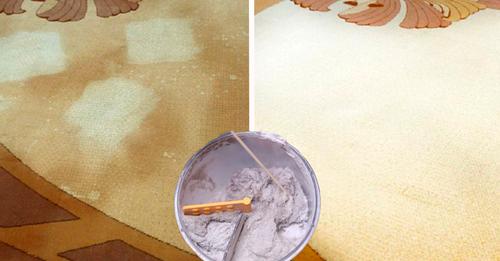 Метод сухого, але дуже ефективного чищення килимів. Усім господиням на замітку