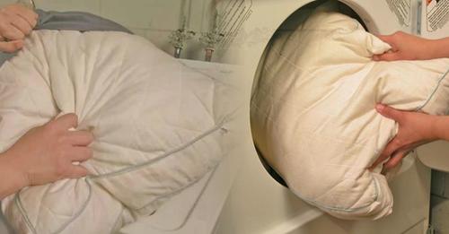 Як правильно прати подушки, наповнені пухом, пером та синтетикою